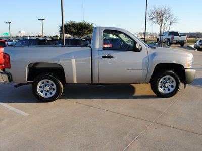 chevrolet silverado 1500 2008 silver pickup truck work truck gasoline 6 cylinders 2 wheel drive automatic 75228