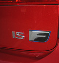 lexus is f 2008 dk  red sedan w navigation gasoline 8 cylinders rear wheel drive automatic 75228