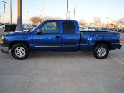 chevrolet silverado 1500 2003 blue pickup truck ls gasoline 8 cylinders rear wheel drive automatic 75228