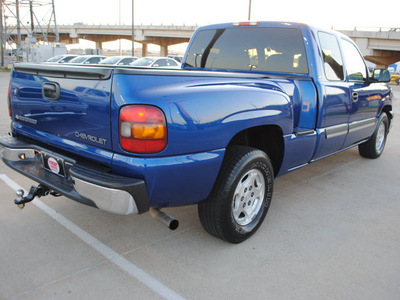 chevrolet silverado 1500 2003 blue pickup truck ls gasoline 8 cylinders rear wheel drive automatic 75228