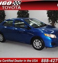 toyota corolla 2010 blue sedan le gasoline 4 cylinders front wheel drive automatic 91731