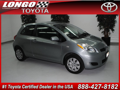 toyota yaris 2009 gray hatchback gasoline 4 cylinders front wheel drive automatic 91731