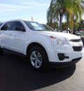 chevrolet equinox 2010 white suv ls gasoline 4 cylinders front wheel drive automatic 33177