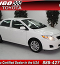 toyota corolla 2010 white sedan le gasoline 4 cylinders front wheel drive automatic 91731