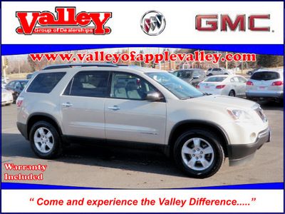 gmc acadia 2007 gold suv sle gasoline 6 cylinders front wheel drive automatic 55124