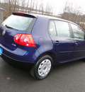 volkswagen rabbit 2007 blue hatchback gasoline 5 cylinders front wheel drive automatic 98226