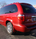chrysler town and country 2004 red van limited gasoline 6 cylinders front wheel drive automatic 61008