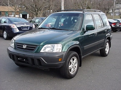 honda cr v 2000 dk  green suv ex gasoline 4 cylinders all whee drive automatic 06019