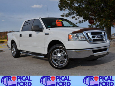 ford f 150 2007 white xlt gasoline 8 cylinders rear wheel drive automatic 32837