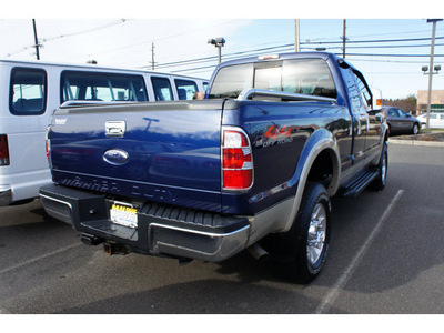 ford f 350 super duty 2008 dk  blue lariat gasoline 8 cylinders 4 wheel drive automatic with overdrive 08902