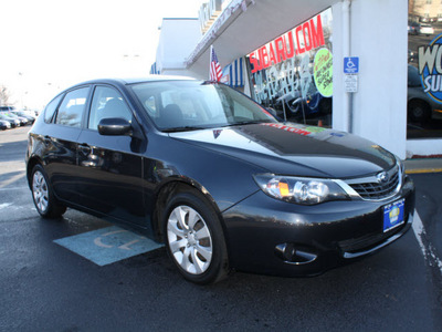 subaru impreza 2009 dark gray hatchback 2 5i gasoline 4 cylinders all whee drive automatic 07701