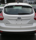 ford focus 2012 white hatchback titanium gasoline 4 cylinders front wheel drive automatic 13502