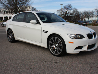 bmw m3 2010 white sedan gasoline 8 cylinders rear wheel drive automatic 27616