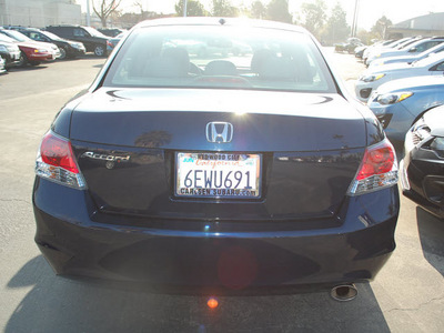 honda accord 2008 dk  blue sedan ex l w navi gasoline 4 cylinders front wheel drive automatic 94063