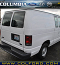 ford econoline cargo 2002 white van gasoline 6 cylinders rear wheel drive automatic with overdrive 98632