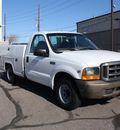 ford f 250 super duty 1999 white pickup truck gasoline 10 cylinders rear wheel drive automatic with overdrive 80229