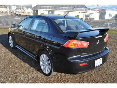 mitsubishi lancer 2008 black sedan gts gasoline 4 cylinders front wheel drive 5 speed manual 98632