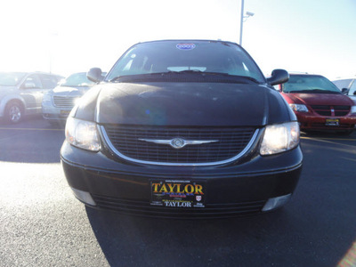 chrysler town and country 2003 black van lxi gasoline 6 cylinders front wheel drive automatic 60915