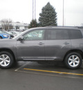 toyota highlander 2010 gray suv gasoline 6 cylinders front wheel drive automatic 13502
