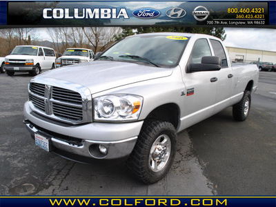 dodge ram pickup 3500 2008 silver slt diesel 6 cylinders 4 wheel drive automatic with overdrive 98632