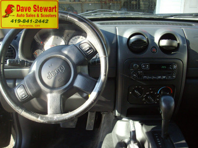 jeep liberty 2003 black suv sport gasoline 6 cylinders 4 wheel drive automatic 43560