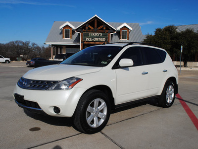 nissan murano 2006 white suv s gasoline 6 cylinders front wheel drive automatic 76087