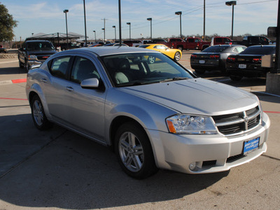 dodge avenger 2010 silver sedan r t gasoline 4 cylinders front wheel drive automatic 76087