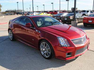 cadillac cts v 2012 red coupe gasoline 8 cylinders rear wheel drive automatic 76087