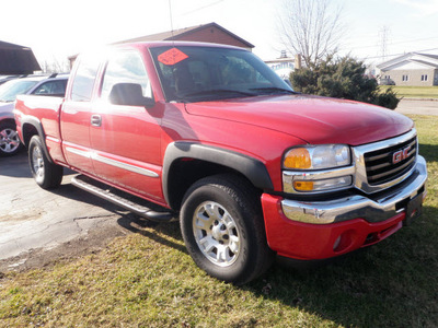 gmc 1500 sierra 2006 red sle gasoline 8 cylinders 4 wheel drive automatic 14224