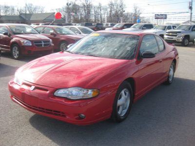 chevrolet monte carlo 2002 red coupe ss gasoline 6 cylinders front wheel drive automatic 62863