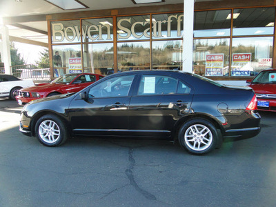 ford fusion 2010 black sedan s gasoline 4 cylinders front wheel drive automatic 98032