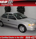toyota corolla 1999 lt  brown sedan ce gasoline 4 cylinders front wheel drive automatic 91731