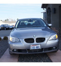 bmw 5 series 2005 silver sedan 525i gasoline 6 cylinders rear wheel drive automatic 99352