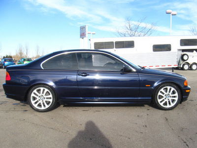 bmw 3 series 2002 blue coupe 330ci gasoline 6 cylinders rear wheel drive automatic 80504