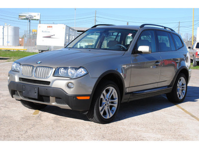 bmw x3 2008 lt  brown suv 3 0si gasoline 6 cylinders all whee drive automatic 77037