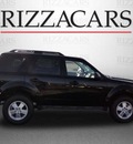 ford escape 2012 black suv xlt flex fuel 6 cylinders front wheel drive automatic with overdrive 60546