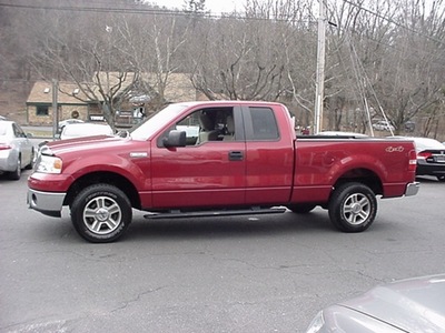 ford f 150 2007 red pickup truck xlt gasoline 8 cylinders 4 wheel drive automatic 06019