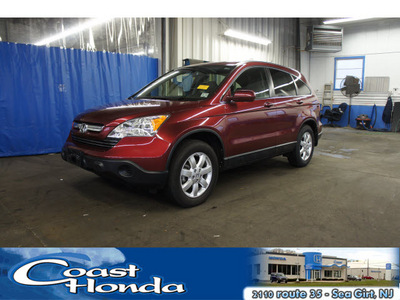 honda cr v 2008 red suv ex l gasoline 4 cylinders all whee drive automatic with overdrive 08750