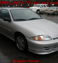 chevrolet cavalier 2002 silver coupe gasoline 4 cylinders front wheel drive automatic 14094