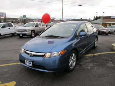 honda civic 2008 blue sedan ex gasoline 4 cylinders front wheel drive standard 13502