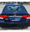 honda civic 2010 blue sedan lx gasoline 4 cylinders front wheel drive automatic 77065