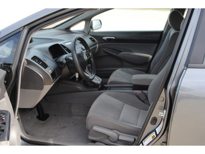 honda civic 2010 gray sedan lx gasoline 4 cylinders front wheel drive automatic 77065
