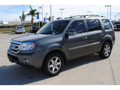 honda pilot 2009 gray suv touring w navi w dvd gasoline 6 cylinders all whee drive automatic with overdrive 77065