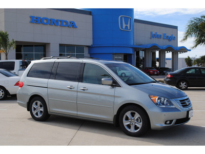 honda odyssey 2008 gray van touring gasoline 6 cylinders front wheel drive automatic with overdrive 77065