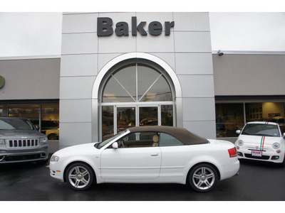 audi a4 2007 white 2 0t quattro gasoline 4 cylinders all whee drive automatic with overdrive 08844