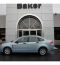 ford focus 2008 lt  blue sedan se gasoline 4 cylinders front wheel drive automatic with overdrive 08844