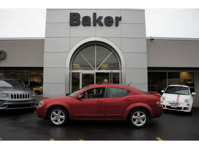 dodge avenger 2008 red sedan r t gasoline 6 cylinders front wheel drive automatic with overdrive 08844