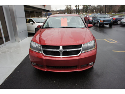 dodge avenger 2008 red sedan r t gasoline 6 cylinders front wheel drive automatic with overdrive 08844