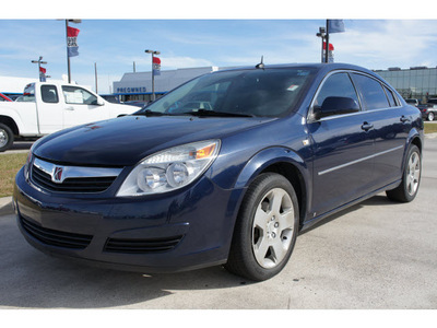 saturn aura 2008 blue sedan xe gasoline 4 cylinders front wheel drive 4 speed automatic 77090