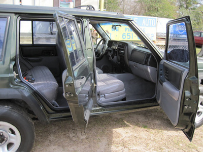 jeep cherokee 1998 green suv sport gasoline 6 cylinders rear wheel drive automatic 77379